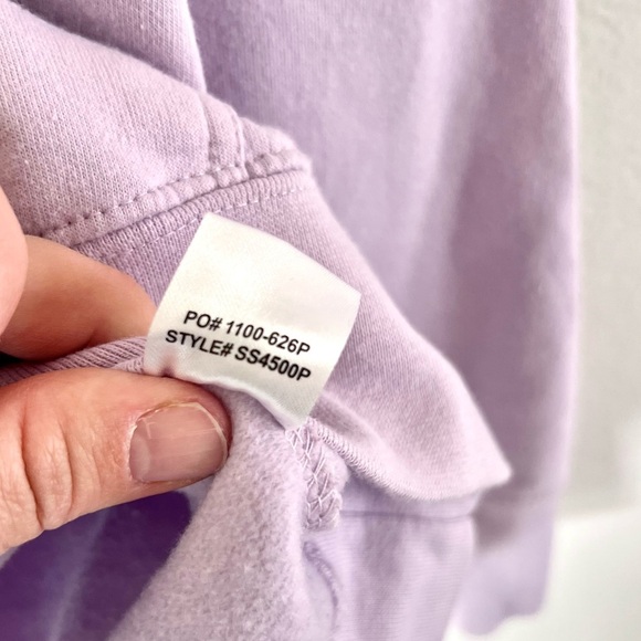 Harry Styles Harry's House Tour Playlist Lilac Purple Hoodie Size Large - Picture 8 of 8